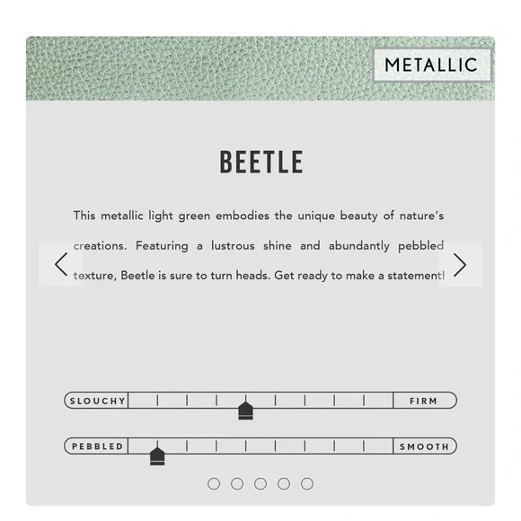 Portland Leather Metallic Mint Green Crossbody Bag - Picture 6 of 10